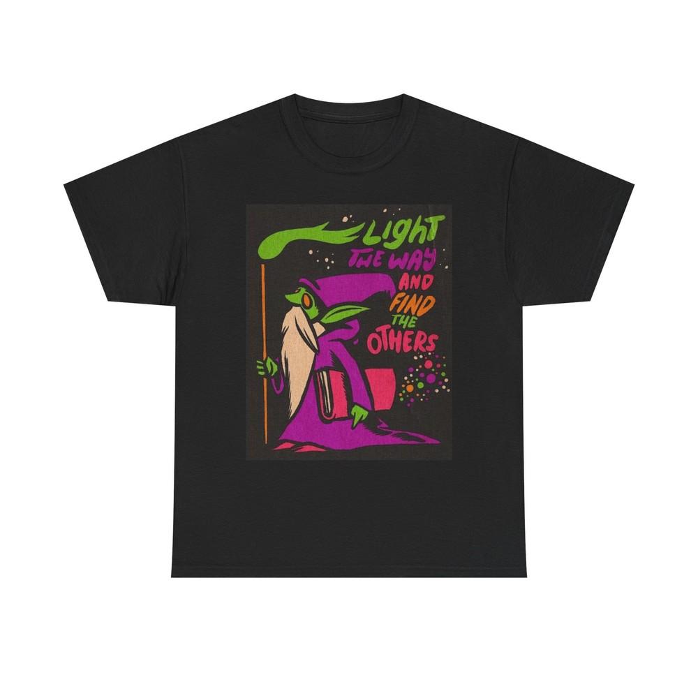 

Wizard Light The Way Trippy Graphic T Shirt S-5XL NEW Unisex Cotton Tee XL