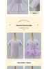 Girls' Ballet Princess Dress - Short Sleeve Bow Skirt Costume