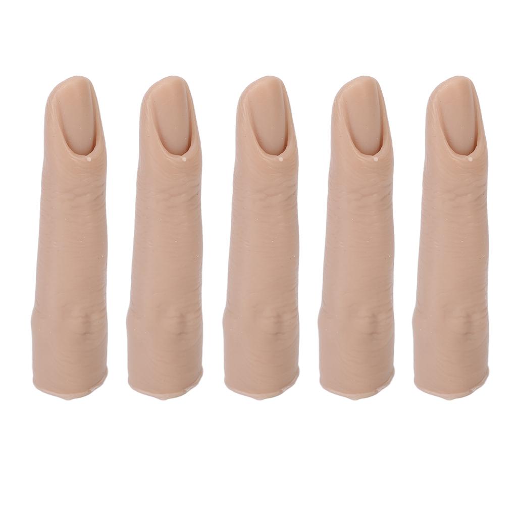 Silikon Übungsfinger für Tattoo Acrylnägel Übung Flexible Gelenke Nagel Finger