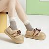 Cotton Shoes New Soft Winter Soft Bottom Thick Bottom Velvet Home Warm Non-slip Bag and Cotton Slippers Outside Wear