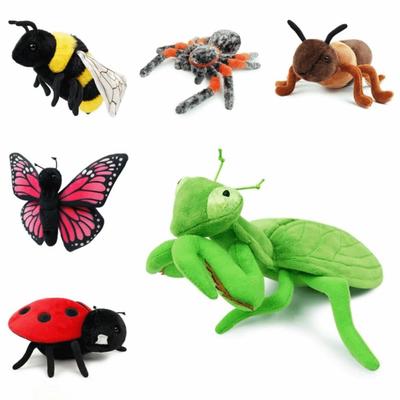 Butterfly Mantis Ladybug Insect Series Plush Toy Ant Spider Bee Nature Theme Gift  Educational