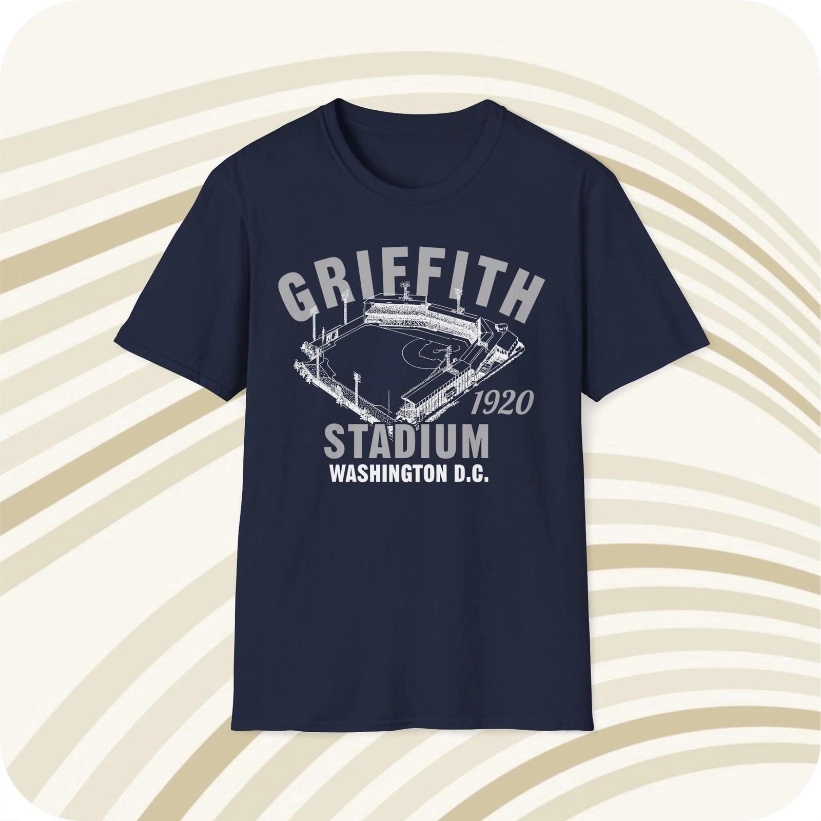 Griffith Stadium 1920 Classic Cut Baseball T shirt - Washington Senators 2XL