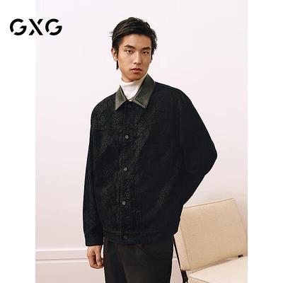 GXG Men's New Year Collection PU Jacket