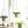 2026 New 10 Type Metal Hanging Flower Pot Nordic Chain Hanging Planter Basket Flower Vase for Home Garden Balcony Decoration