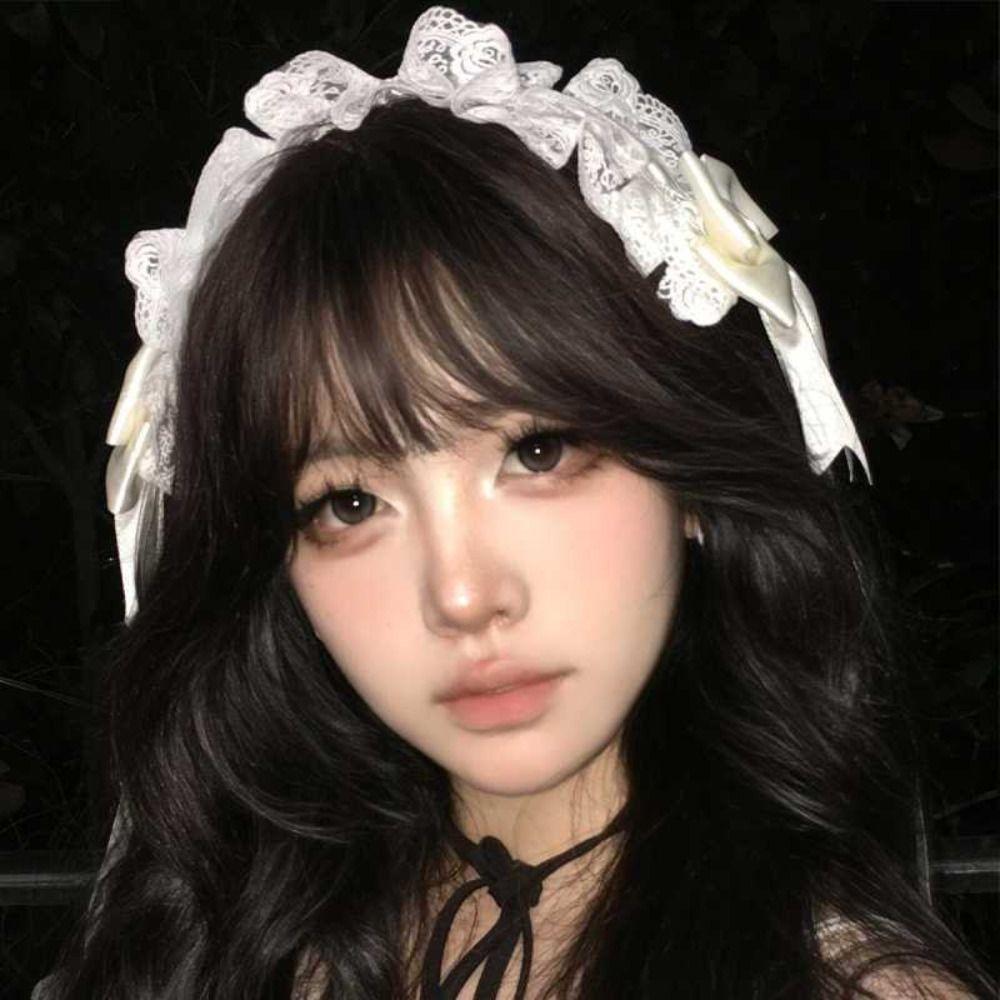 Lolita Cat Ears Headband Lace Headdress New Headwear  Hair Accessories