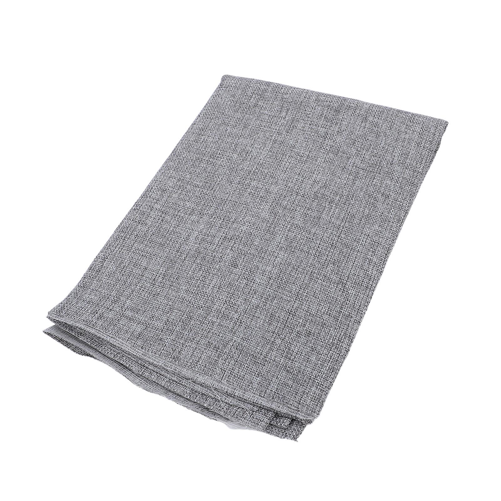 

59.06 X 19.69in Speaker Grill Cloth Dust Resistant Scratchproof Protective Stereo Fabric Cover for Home Theater KTV Gray серый