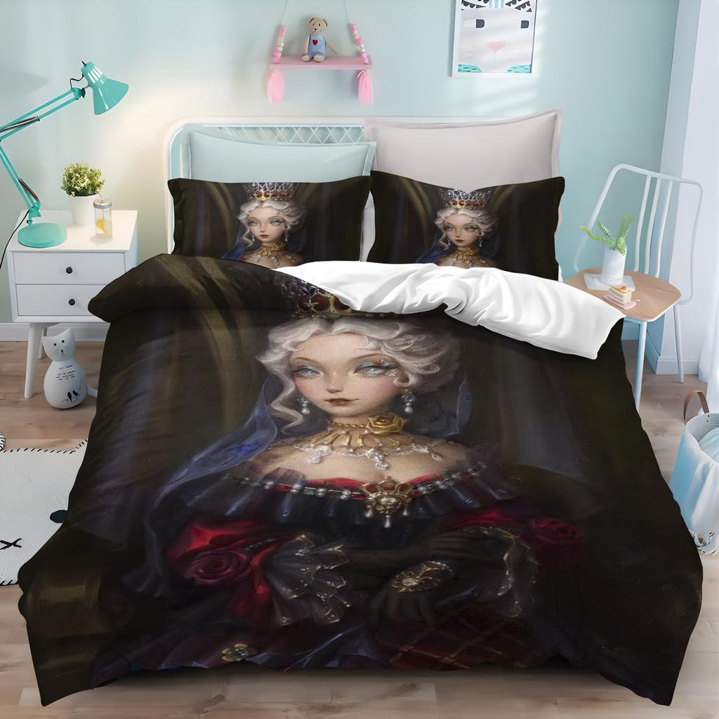 Miniso Duvet Cover Cartoon Game Anime Fifth Personality 3D Cute ChildrenS Bedroom Set Polyester Adult Gift 23Pcs Bedding