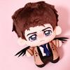 Supernatural Castiel 10cm Cotton Doll Nunu Printed Plush Stuffed Toy Fanart Chibi Angel Keychain Collectible Gift for Fans