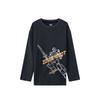 Zuoxi Boys' Pure Cotton Mecha Graphic Long Sleeve Tee