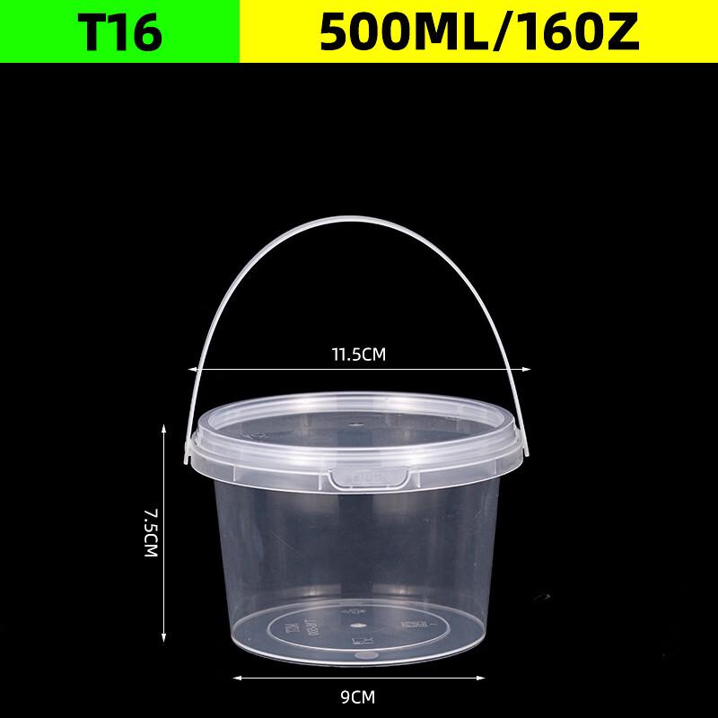 Handun Leak-Proof Clear Disposable Takeout Bowl with Lid