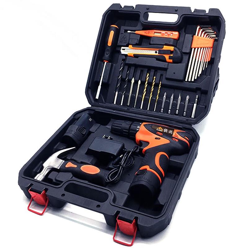 Fuxing Cordless Drill Tool Set CN Plug (adapter Included)