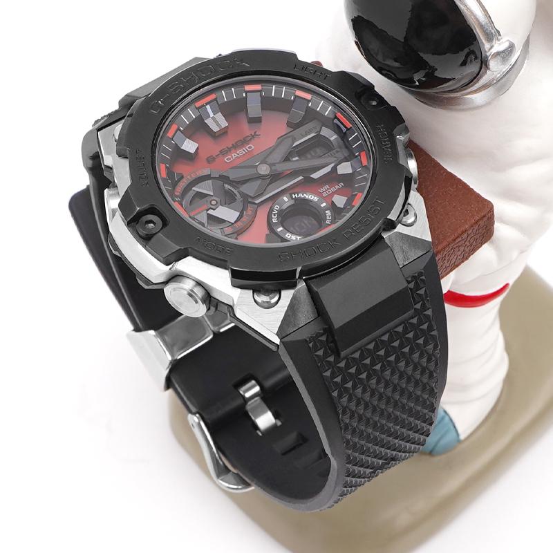 Watch Accessories For Casio G-SHOCK GST-B400 Series Resin Strap Men's Sports Waterproof Rubber Replacement Watchband Bracelet