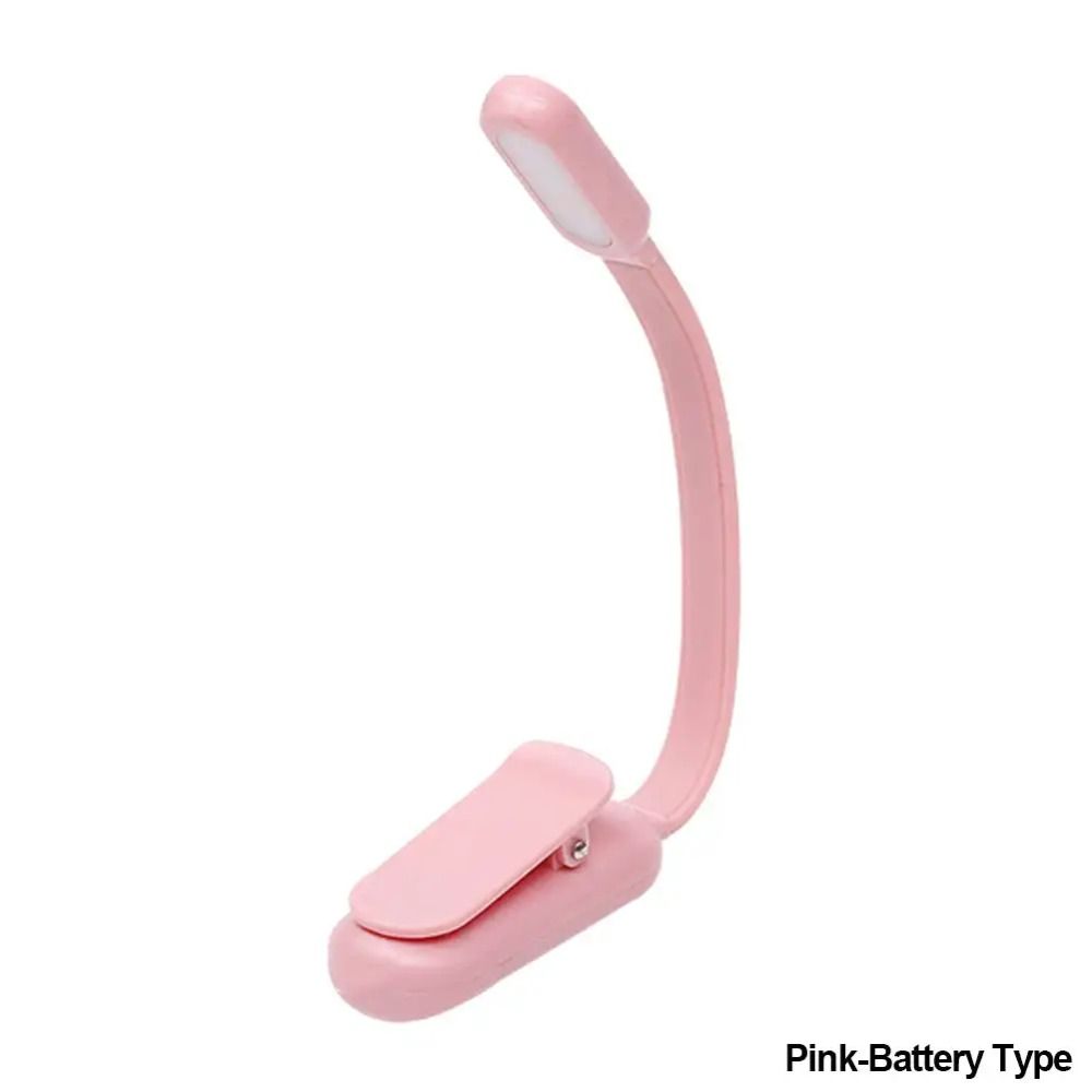 Mini LED Book Night Adjustable Brightness Clip-on Lamp Portable Eye Protection Light  Bedroom