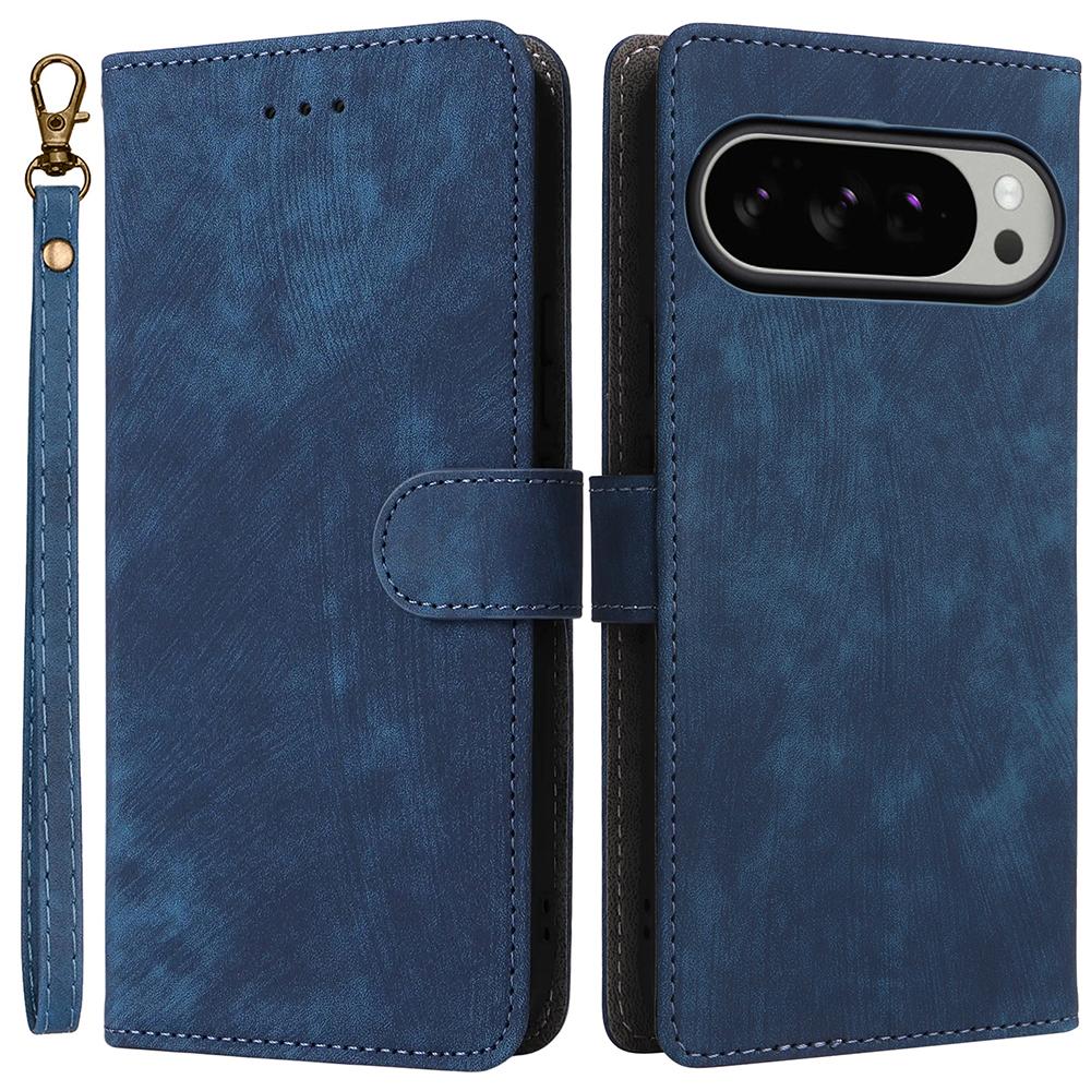 For Google Pixel 10 Pro XL Case Wallet RFID Blocking PU Leather Phone Cover Stand with Strap