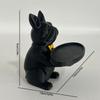 Lovely Dog Statue Key Candy Bowl Dog Statues Figurines Entryway Table Ornament for Office Home Decors New Year Gift