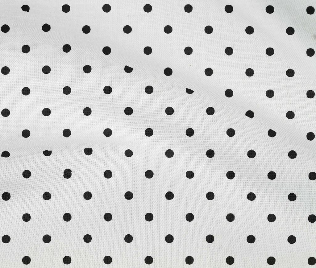 oneOone Bavlněná směsová látka puntíky potisk látky na metr šíře 40 palců