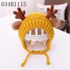 Baby Hats Autumn and Winter Boys Baby Wool Hats Antlers Ears Girls Ear Protectors Knitted Hats Children Thermal Hats