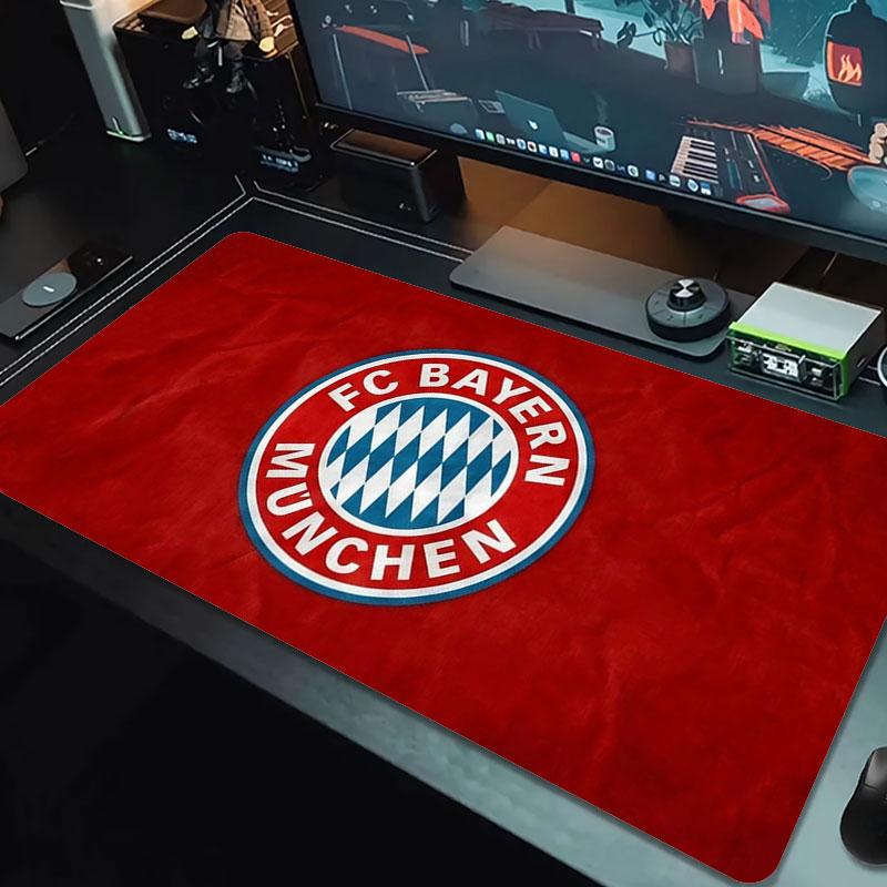 FC Bayern Munchen Large Size Mouse Pad Large Gaming Table Cushion Non-slip Laptop Tablet Big Mousepad XXL Mat Mini PC Playmat With Lock edge