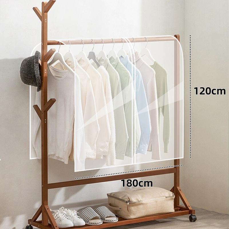 Waterproof Dustproof Thickened Hanger Cover Peva Dust Cover for Clothes Clear Protector Cover for Hanging Clothes YWFCZ03