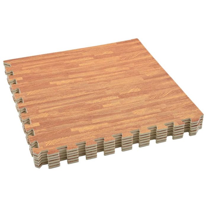 VidaXL Tapis de sol 6 pcs Grain de bois 2,16 Mousse EVA 92458