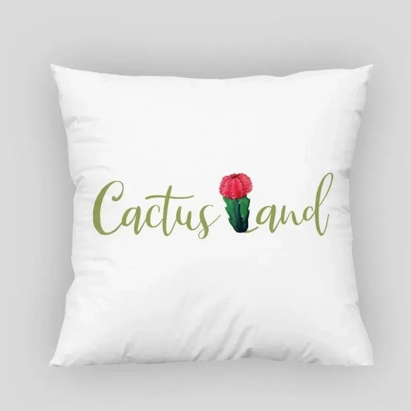 Украшение дома, наволочка с зеленым принтом, наволочка для спальни, офисного стула, гостиной, дивана, наволочка 40x40, 45x45 см 40x40cm