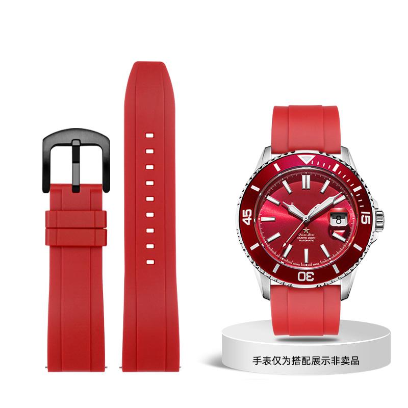 

Классический резиновый ремешок для часов Seiko Citizen Omega Quick Release 20 мм 22 мм 24 мм, силиконовый ремешок Tropic, ремешок для смарт-часов 20mm