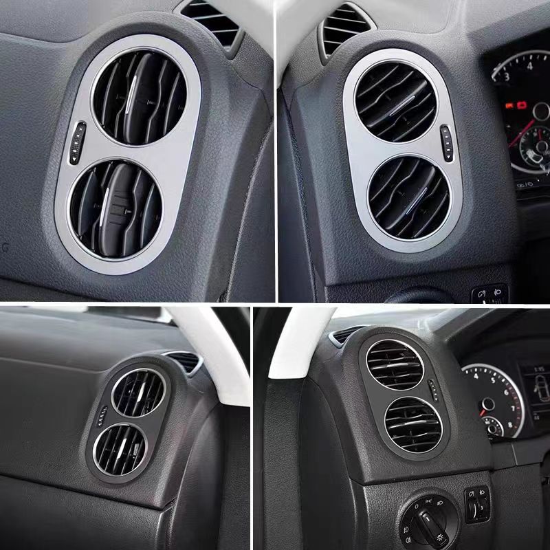 Lüftungsgitter für VW Tiguan 2010-2017 Autoinnenraum-Klimaanlagen-Entlüftungsgitter Auto-Klimaanlagen-Entlüftungsabdeckung Lüftungsgitter Luftzirkulationsabdeckung