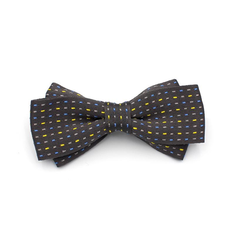 Men s Korean Style Plaid Bow Tie Butterfly College Formal Wear