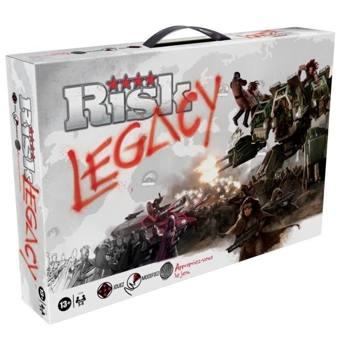 Jeu de plateau - HASBRO - Risk Legacy - 3 joueurs ou plus - 60 min - A partir de 5 ans