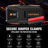ASPERX 3000A Jump Starter for Car Battery, 12V Portable Jump Box with LED Light & Smart Jumper Cables, BMS for Up to 10.0L Gas or 8.0L Diesel Engines