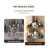 No-Drill Bathroom Corner Shelf Storage Rack