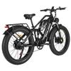 Philodo Jumbo Elektrické kolo 1500Wx2 Špičkový motor 26" Silné pneumatiky Celoodpružené Elektrické kolo Pro dospělé 48V 46AH LCD displej Maximální nosnost 150 kg