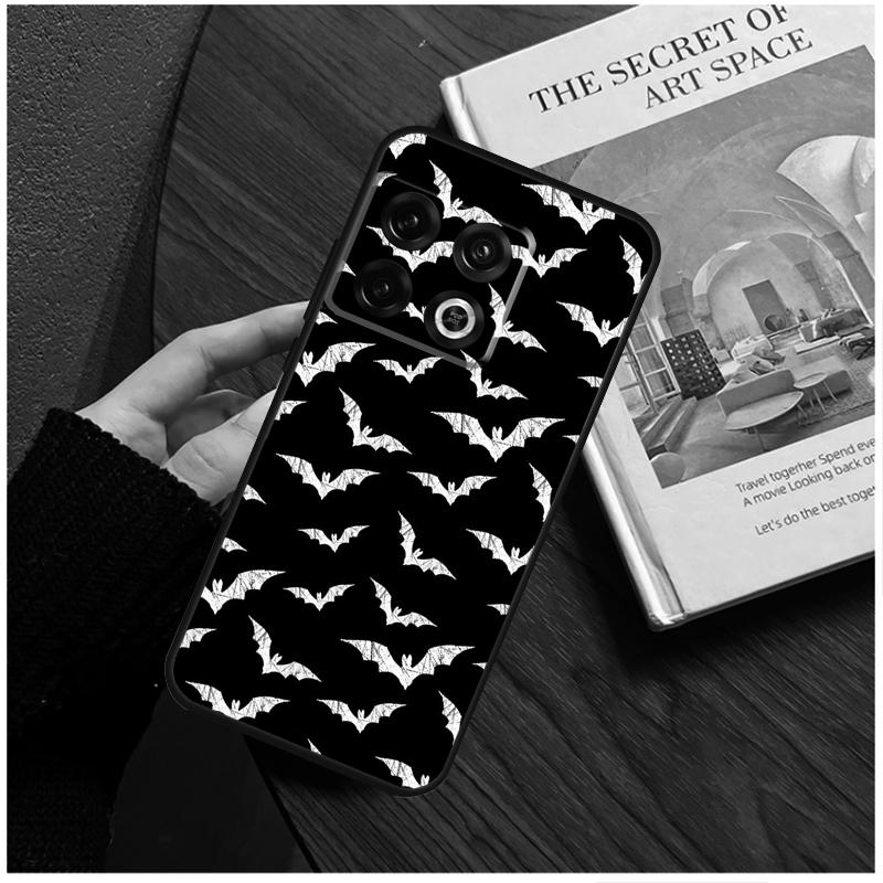 Goth Vampire Bat Gothic Case For OnePlus 8T 10T 9R 10R 12R 11 12 9 10 Pro Nord CE 2 3 Lite CE4 2T N10 N20 N30 Cover