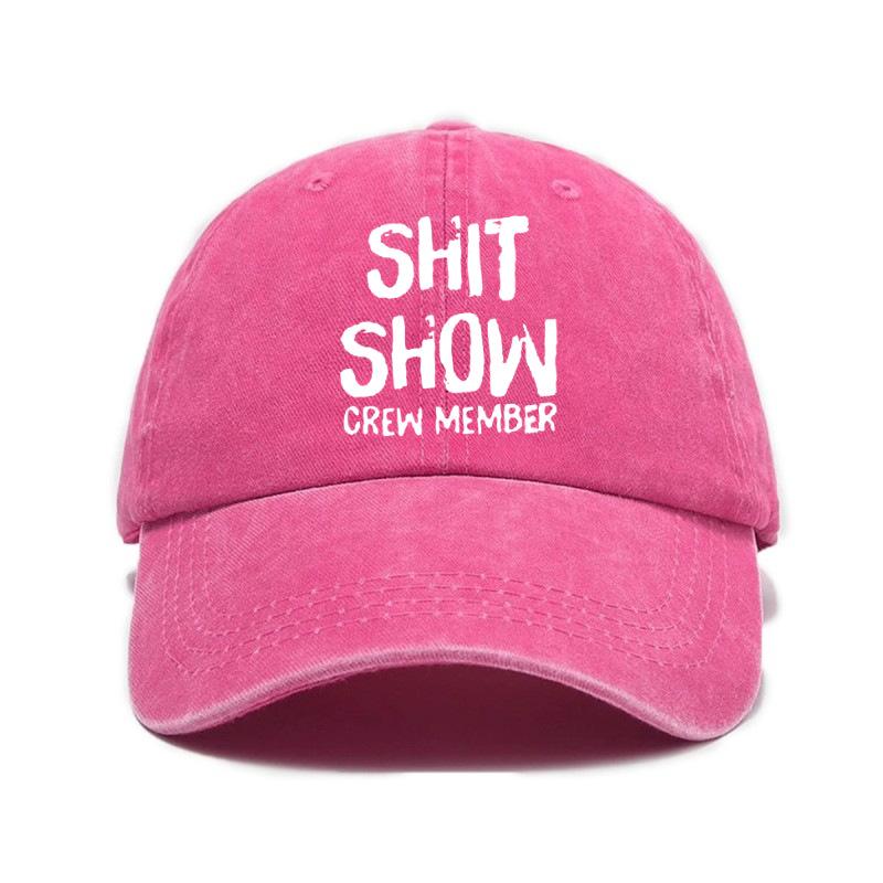 Trendy Versatile Hip Hop Letter Printing Washed Old Soft Top Sunshade Baseball Cap Unisex Baseball Cap