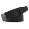 Men's Two-Layer Cowhide Leather Belt with Automatic Buckle - Versatile Business Style