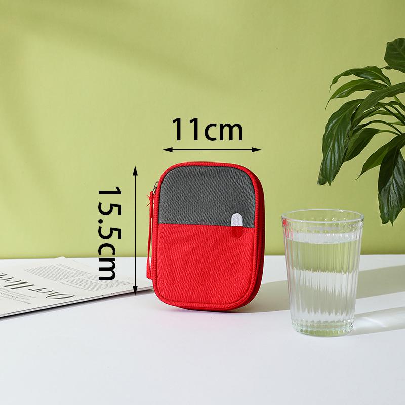 Compact Travel Medical Bag: Portable First Aid & Medicine Organizer with Logo