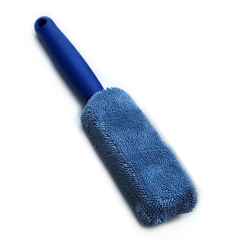 Car Wheel Cleaning Brush Microfiber Long Handle Soft Reusable Tire Rim Clean Tool for Cars Wash Shop