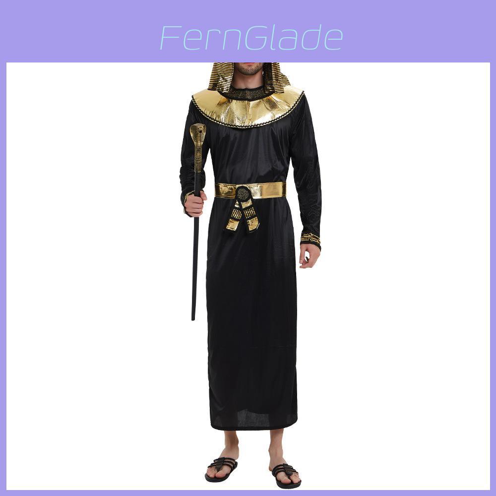 Stunning Egyptian Pharaoh Costume For Adults Featuring Luxurious Polyester Fabric