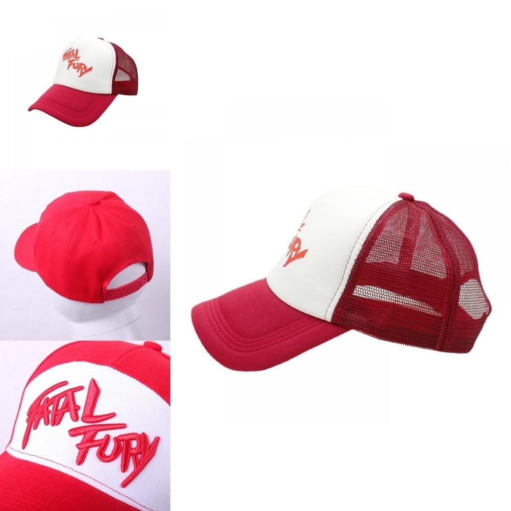 Șapcă cu Vârf de Rață Brodată cu Tematică Fatal Fury Terry Bogard Pentru Ținute Streetwear