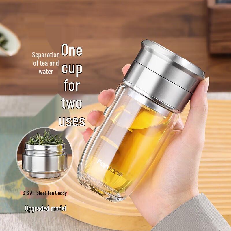 Mi Xiaoshu Portable Double-Layer Glass Tea Infuser