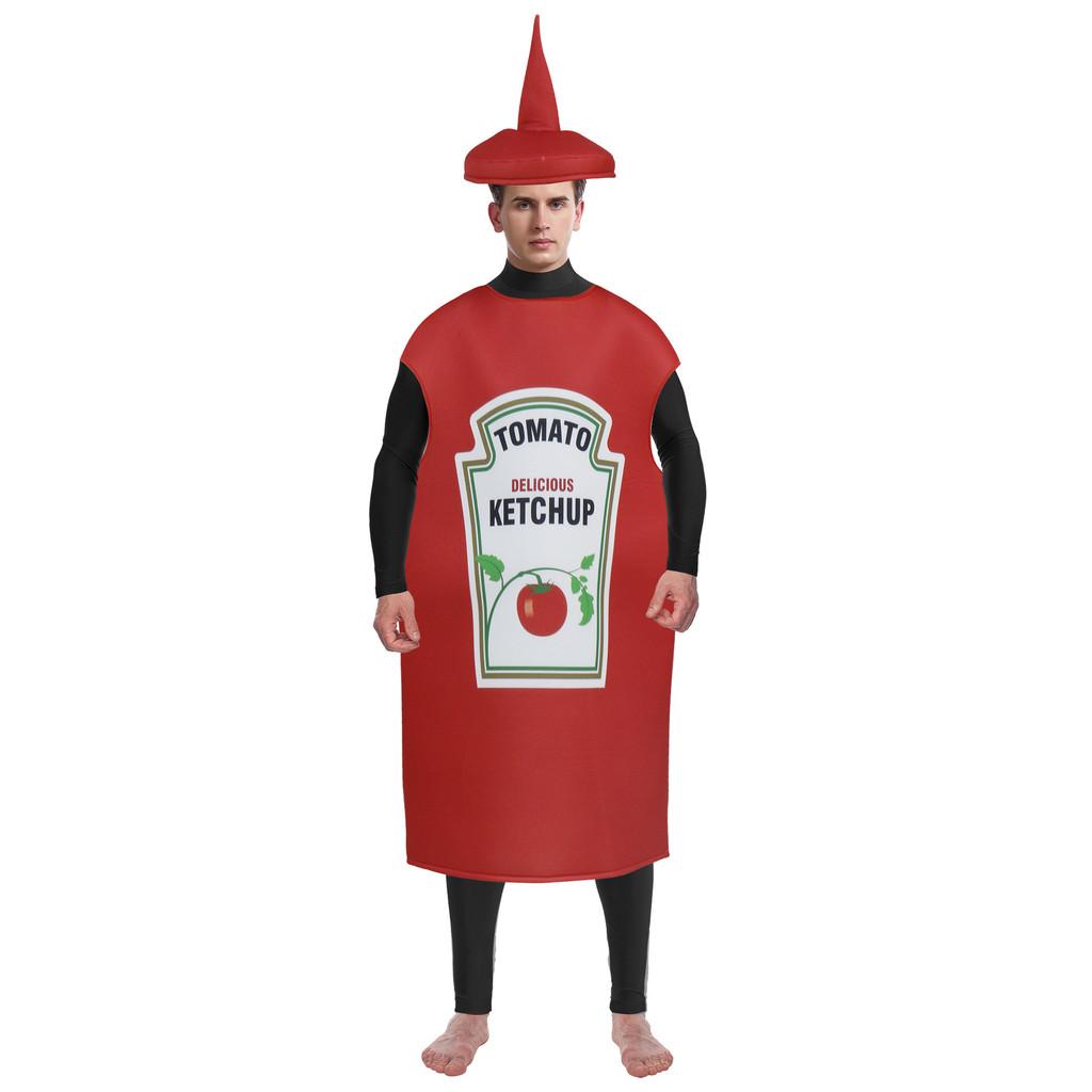 Halloween Snack Party Cosplay Costume For Adults With Polyester Fabric For Stage Performances