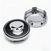 4 Stück/Set SCHÄDEL Logo Emblem Abzeichen Auto Radnabenkappen 58MM 54MM Felgennabendeckel Nabenkappe Staubschutz Ersatz Auto Zubehör
