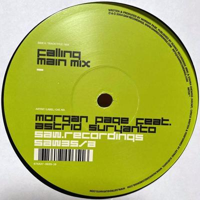 12inch Record MORGAN PAGE, ASTRID SURYANTO - Falling SAW35 Saw Recordings 2004 US Dance & Electronica Used