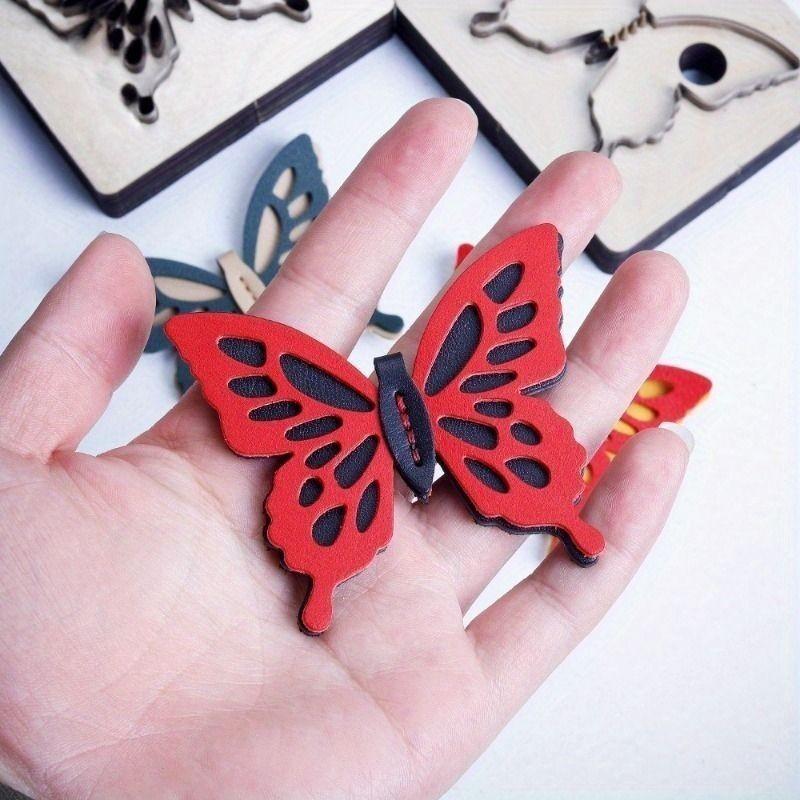 Butterfly Pendant Die Hollow Pendant Keychain Decoration Die Laser Die Finished Product China Die Cutting Tool