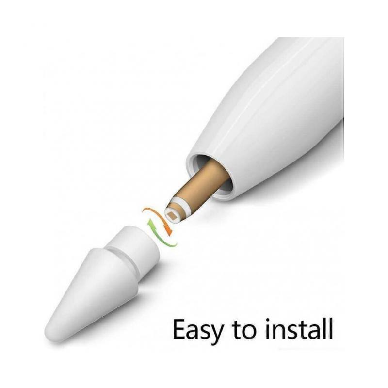 Compatible with Apple Pencil nibs iPencil 4-pack Tips, Highly Sensitive Replacement Nibs Input Pen Tip Compatible for iPad Pro Apple Pencil 2 / Apple