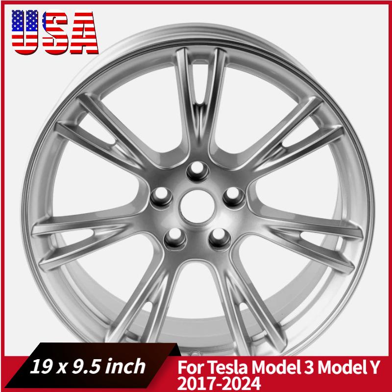 19 x 9.5 inch Replacement Wheel for Tesla Model 3 Model Y 2017-2025 Rim 96958 Full Rim Cover Accessories