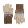 Warm Knitted Jacquard Gloves Men Women Winter Thick Fleece-Lined Touchscreen Outdoor Windproof Riding
