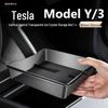 Transparent Armrest Storage Box for Tesla Model Y/3 Six-Seater Central Console