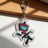 Cool Cartoon Chibi Alastor Vox Keychain Vox Fan Gift Vox Standee