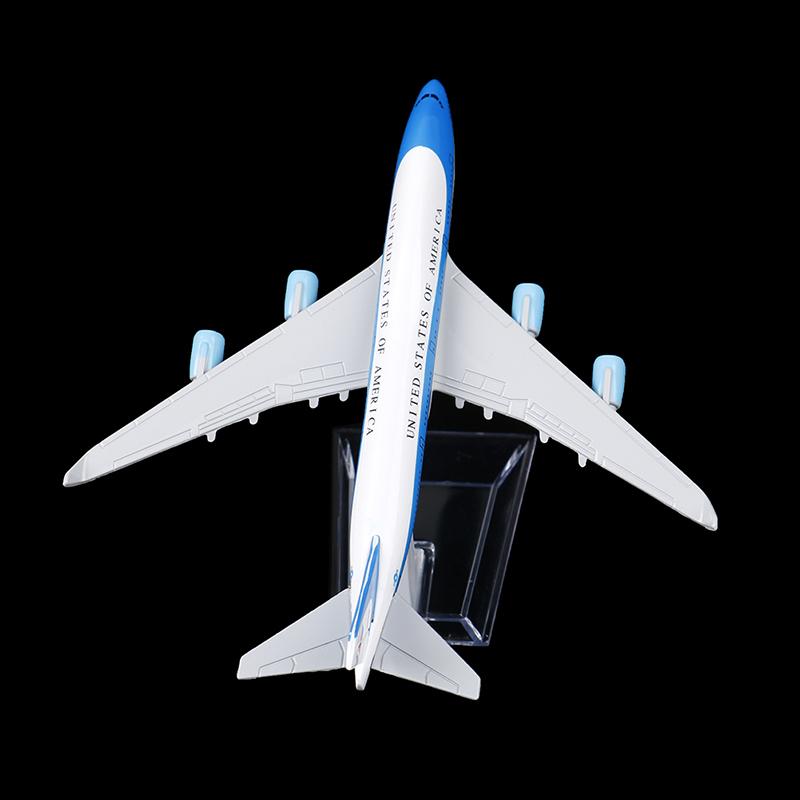 

16 см США Air Force One Airplane Model Boeing 747 Diecast Model Collectionl Gift one size